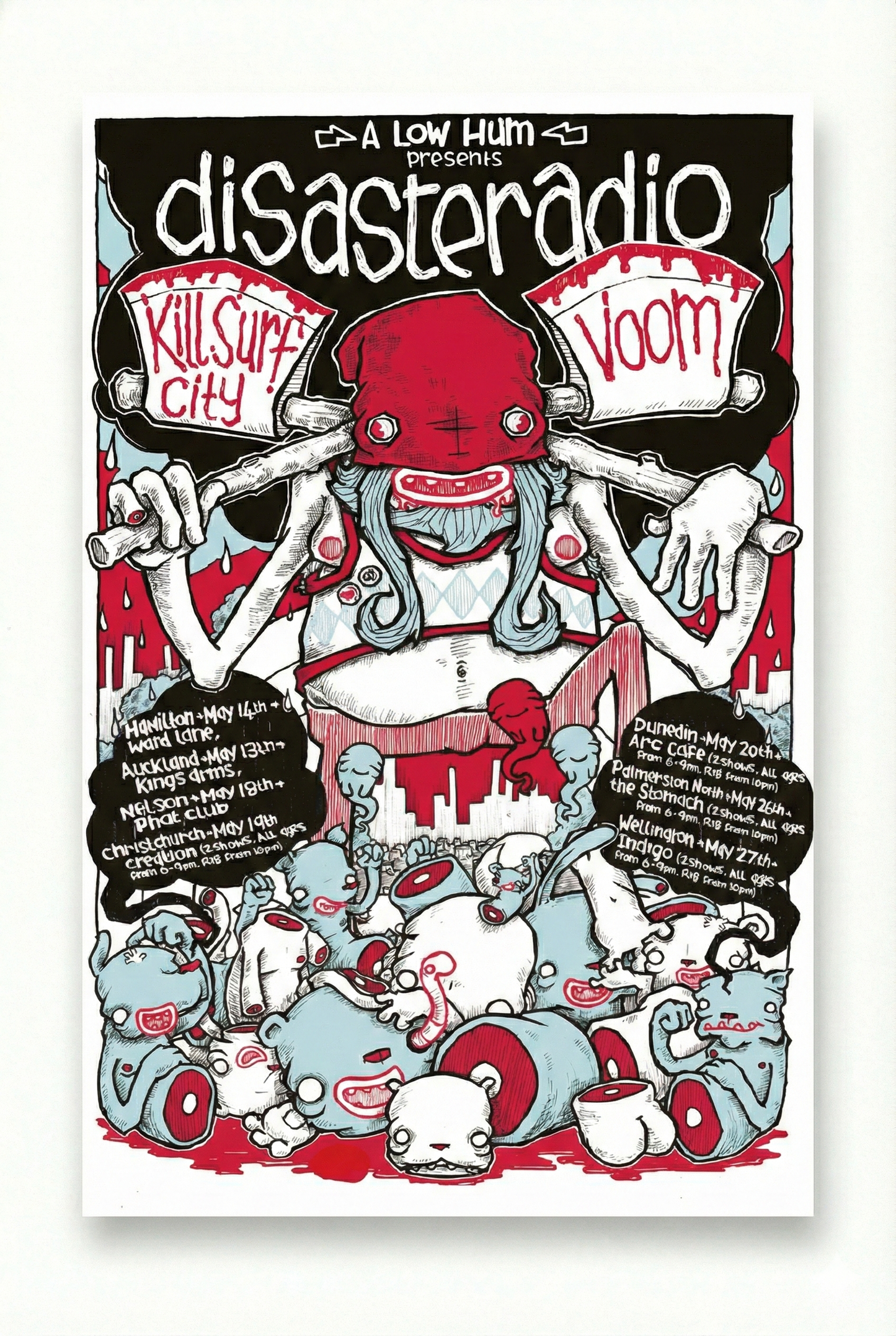 Poster - Disasteradio, Kill Surf City, Voom