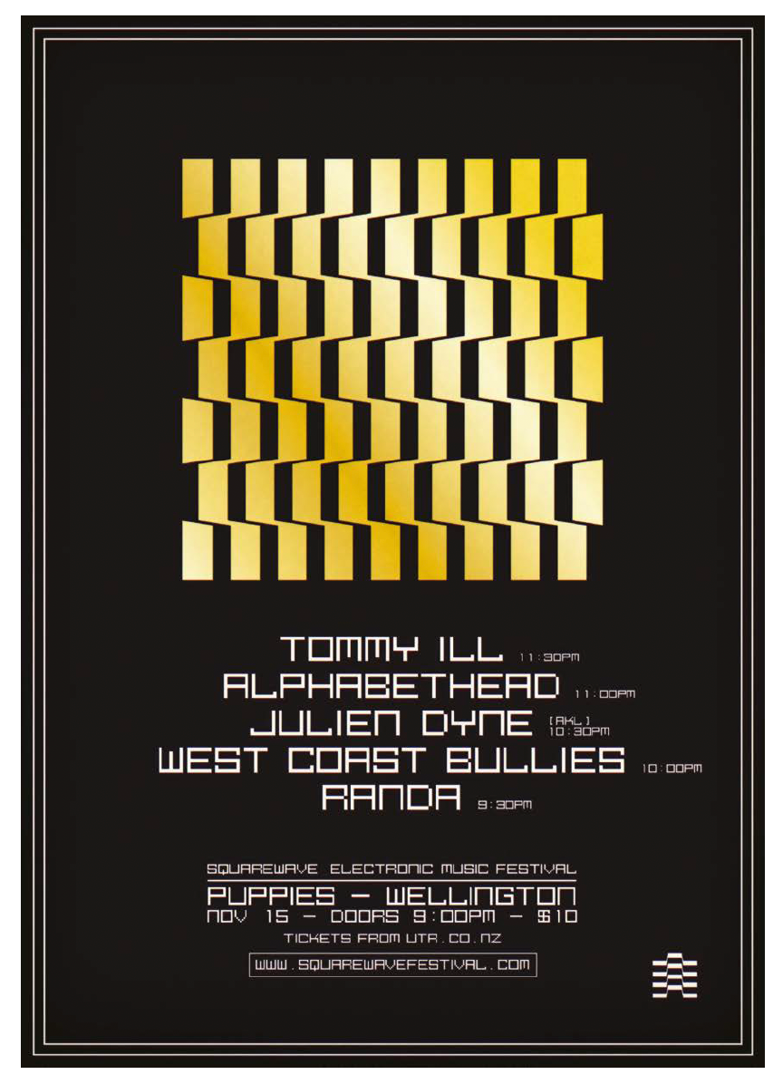 Square Wave Festival Music Poster Collection