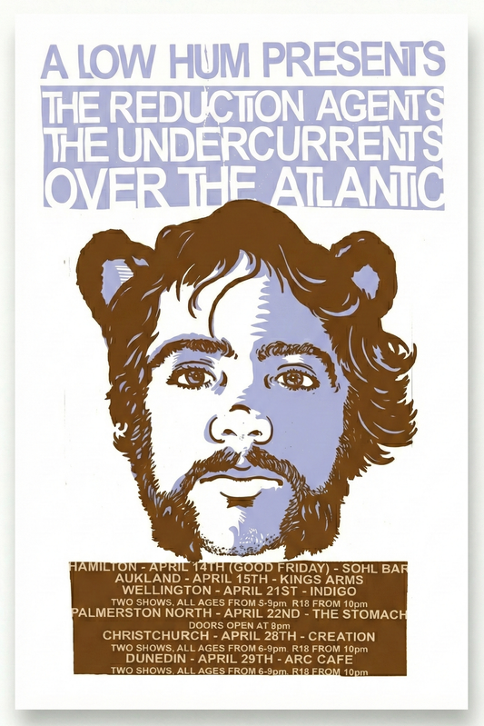 Poster - The Reduction Agents, The Undercurrents, Over the Atlantic