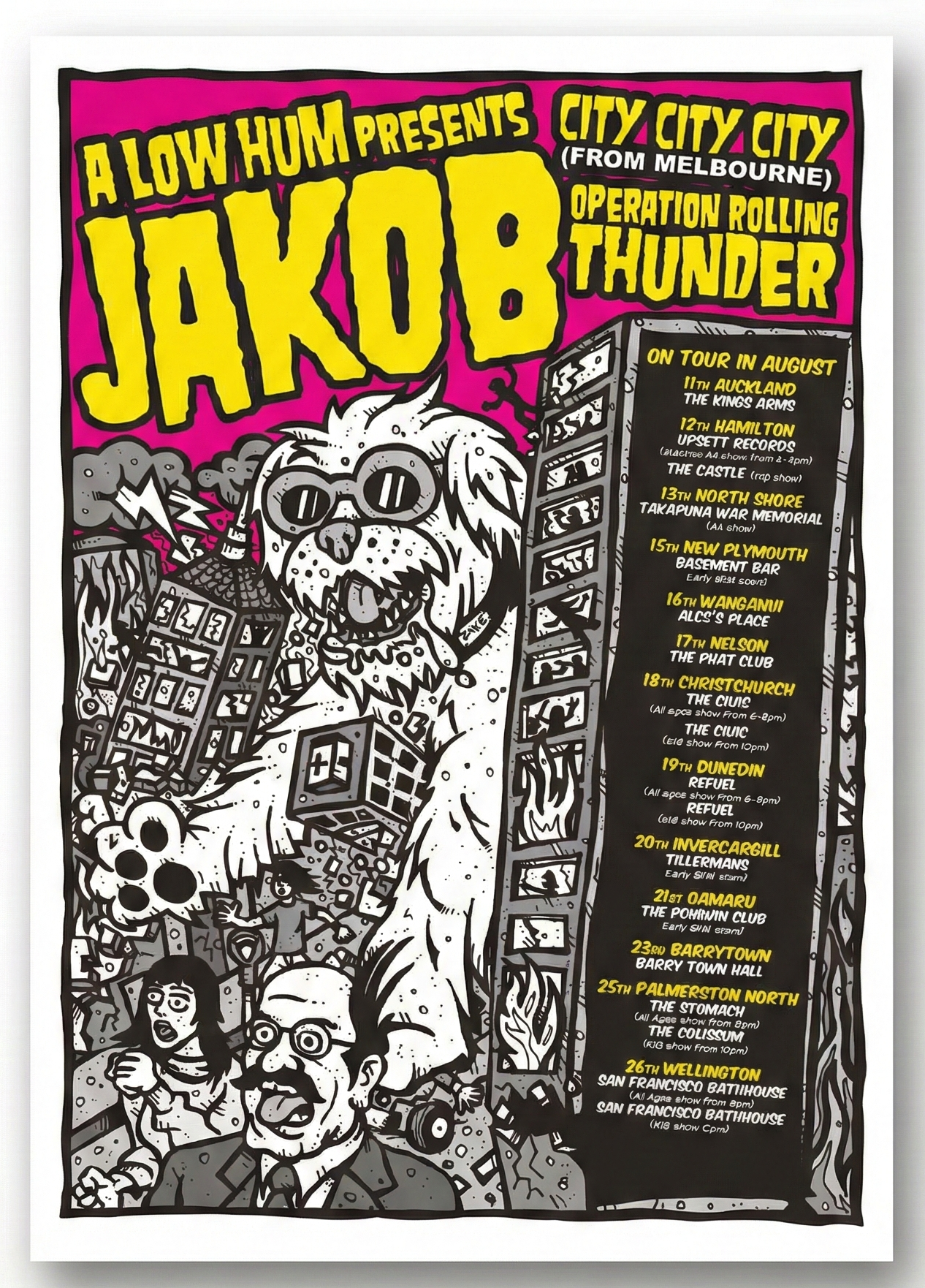 Poster - Jakob, City City City, Operation Rolling Thunder