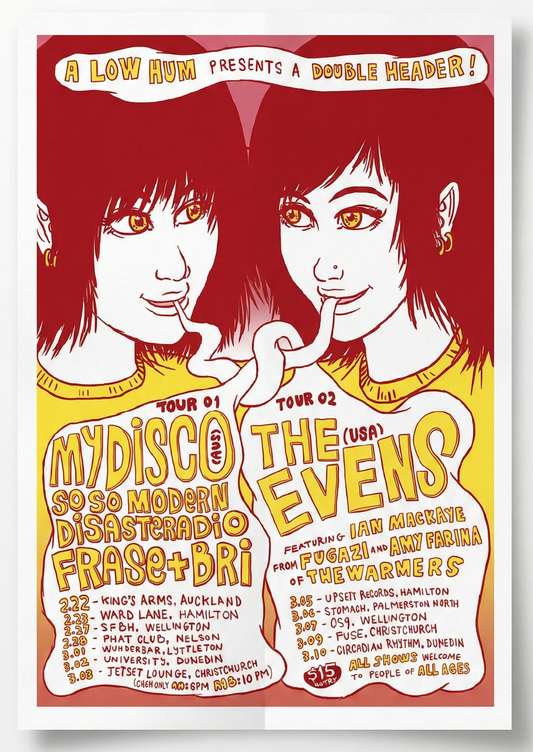 Poster - 'Double Header Tour' So So Modern & My Disco / The Evens
