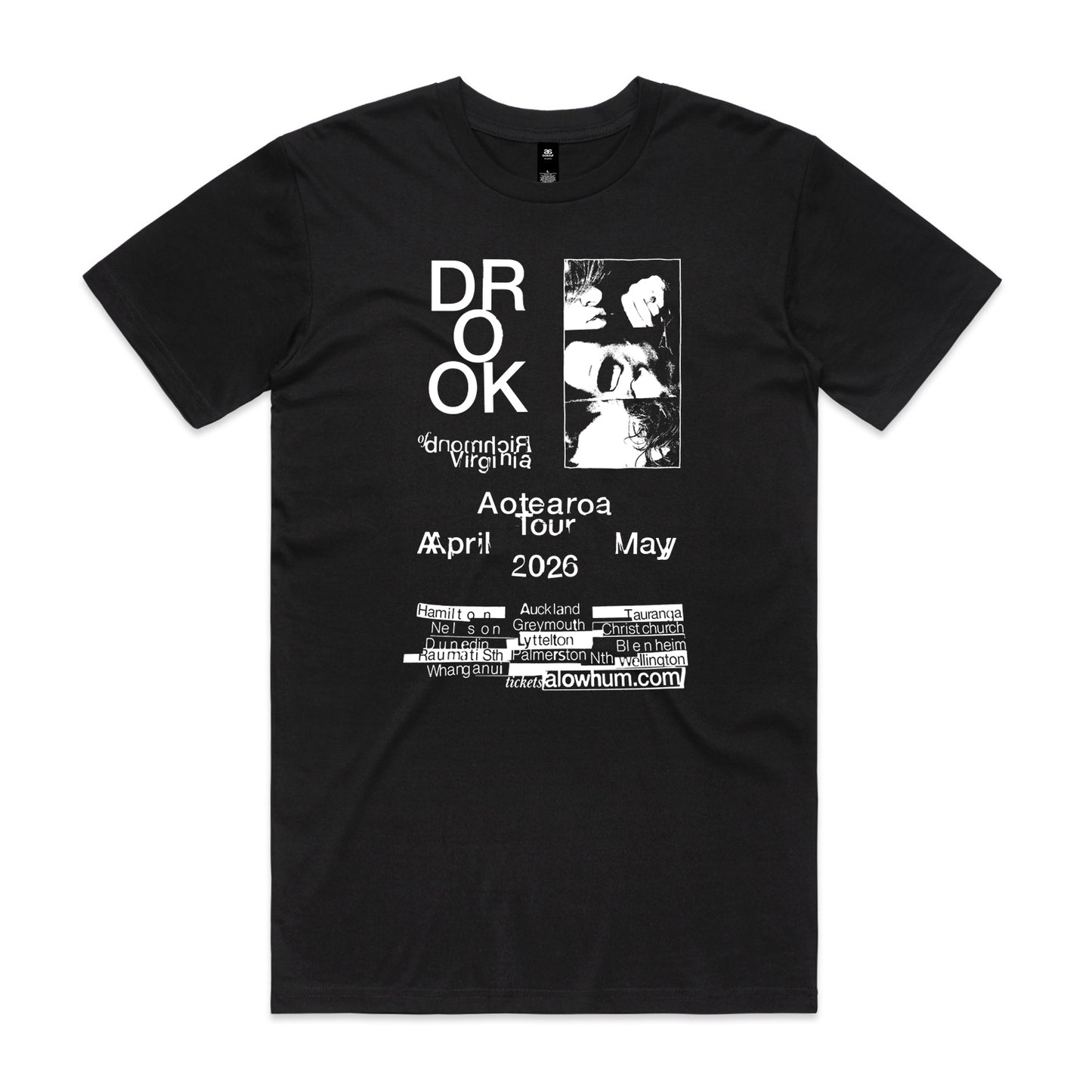Drook 2026 Aotearoa Tour Tee (Pre-Tour Only Special)