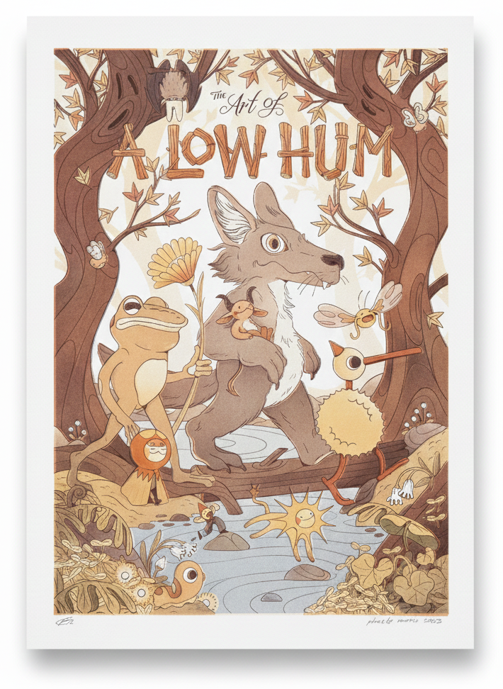Poster - The Art of A Low Hum (RISO PRINT)