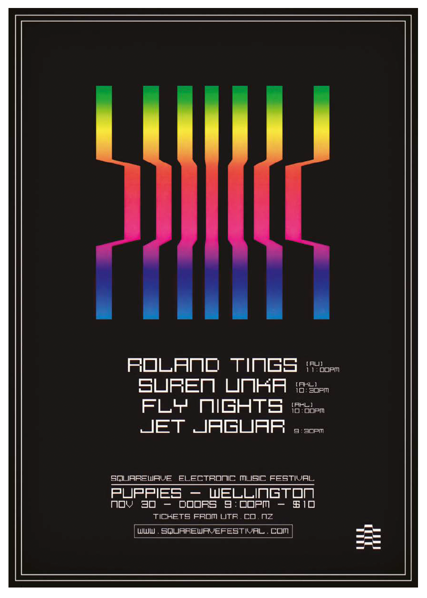 Square Wave Festival Music Poster Collection