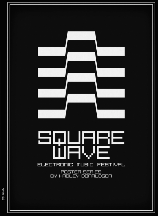Square Wave Festival Music Poster Collection